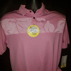 NEW Nicklaus Pink Golf polo shirt eco choice Small